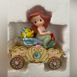 Precious Moments Little Mermaid Birthday Parade Age 4 Figurine 2010 Disney Ariel